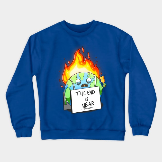 The end is near Crewneck Sweatshirt by santiago109